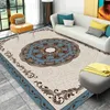 Teppiche Europäischer blauer Teppich, große Teppiche für Zuhause, Wohnzimmer, Kinderteppich, Schlafzimmer, nordische Matte, Tepich, Wäsche, 200 x 200