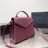 Cassandras El Çantası Flep Kadın Çanta Havyar Tote Timsah Crossbody Omuz Messenger Çanta Üst Saplama Para Çantası GÜNEŞ DERİ MIDE MEKTUP HASP