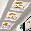 Tavan Işıkları Modern Led Lamba Koridoru Işık Balkon Koridor Armatürleri Siyah Beyaz Oturma Odası Yatak Odası İçin Küçük