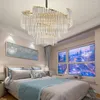 Lámparas colgantes Personalidad creativa Candelabro de cristal Poste Moderno Minimalista Sala de estar Dormitorio Comedor Luces de comedor