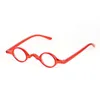 Lunettes de soleil femme Vintage rondes Mini lunettes de lecture petite monture de lunettes en plastique femmes hommes presbytes 1.5-3.5 R134