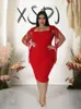 Sukienki plus size seksowne dla kobiet krótka sukienka BodyCon z frędzlą elegancką elegancką hurtową kroplą