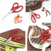 Forbici da cucina Aragosta Gamberetti Granchio Cesoie per frutti di mare Snip Conchiglie Strumento Consegna goccia Giardino di casa Sala da pranzo Bar Coltelli Accessori Dhmw0