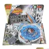 Trottola Bx Toupie Burst Beyblade Metal Fusion Masters Diabl Nemesis Xd Bb122 Fury 4D Star Starter Set con Launcher 220718 Drop Dh7Kn