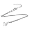 Pendentif Colliers Fine En Acier Inoxydable Collier AMOUR Lettre Cool Punk Style Longue Chaîne Pour Femmes Bijoux Cadeau