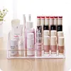 Förvaringslådor Transparent akryl Makeup Box Lipstick Nagellack smycken Display Stand Skinvård Finish Container Cosmetic