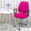 Chair Covers Office Er Split Armchair Stretch Computer Slipers Removable Seat Protector Case Home Decor Ers Drop Delivery Garden Tex Dh9Te