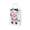 Animali personalizzati Borsa regalo Goodies Torta Candy Treat Decorazione Festa di compleanno per bambini Baby Shower Packaging Sacchetti di carta A379