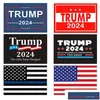 Autres fournitures de fête festives 6 pièces/ensemble Trump 2024 drapeau américain autocollant de voiture à rayures bleues La Res a changé d'autocollants Drop Deliver Dhrcp