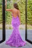 Eegant Royal Blue Mermaid Abiti da sera Plus Size Una spalla con paillettes Abito da cerimonia formale Spettacolo di fidanzamento Abiti da sera celebrità Custom Made