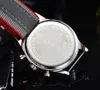 Wristwatches Carl F.Bucherer Limited Edition Maliron Series Flyback Chronograph Srebrna wybór Top Fabric Pasek 43 mm kwarcowy zegarek