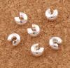 Cubiertas de nudo de engarzado plateado Boads espaciadores 3 mm L1750 1200pcslot joyas de bricolaje vender artículos9492056