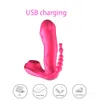 Massager dla kobiet 3 w ssaniu wibratoru 7 Wibrujący ssanie Anal Anal Vagina Cliteris stymulator noszenia doustne erotyczne ssanie doustne