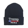 Party Hats 2024 Donald Trump Knitted Hat Woolen Caps Keep America Embroidered Beanies Cap Unisex Warm Winter Beanie Drop Delivery Ho Dhacw