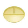 Plates Eco-friendly High Quality Divided Round Serving Dish No Odor Plate Stackable For Dinnerware