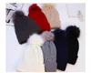 Berretti invernali da donna casual pon pon spessi cappelli lavorati a maglia cavo twist berretti caldi in maglia Skullies Gorros interno peluche arricciato