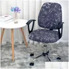 Chair Covers Office Er Split Armchair Stretch Computer Slipers Removable Seat Protector Case Home Decor Ers Drop Delivery Garden Tex Dh9Te