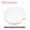 VS WREHOUSE 6.5 cm Sublimatie Keramische auto Coaster Tumbler Drinkware Mat Coffee Cup Holder Antislip draagbare flesbescherming Z11