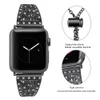 Apple Watch Bands için Lüks Bilezik Ultra 49mm 41mm 45mm Iwatch Serisi 8 7 6 5 SE 4 3 Straps 40mm 44mm Moda Hediyesi Kadın Şık Mücevher Elmas Bileklik