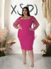 Sukienki plus size seksowne dla kobiet krótka sukienka BodyCon z frędzlą elegancką elegancką hurtową kroplą