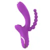 Beauty Items Doppelkopf-Vibrator Klitoris-Stimulator G-Punkt-Dildo Delphin-Silikon-Massagegerät für Frauen, gefälschter Penis, sexy Spielzeug für Erwachsene