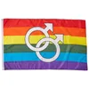 Banner Flags 12 diseños 3X5Fts 90X150Cm Philadelphia Phily Straight Ally Progress Lgbt Rainbow Gay Pride Flag Dhs Drop Delivery Home Dh9Qw