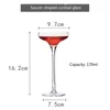 Wine Glasses 6 Styles Personality Cocktail Glass 100-500ml Martini Mojito Goblet Ann Plate Cup Champagne Sparkling Drinkware