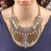 Chains Fashion Crystal Summer Necklace Charm Costume Choker Pendant Chunky Statement Jewelry For Women 2023