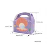 Huancai Marine Life Tema Cadeiras Double Side Design Paper Gift Goodies Box para Ocean Birthday Birthday Supplies A378