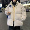 Herrjackor vinter Suedette Puffer Jacket Män klassiska färger går med allt tjockare varma parkor överdimensionerad promenad faux mocka jacka män 230107