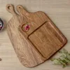 Flatware Sets Bread Plate Sushi Chopping Auxiliary El Western Solid Wood Tray Wooden Pizza Kids