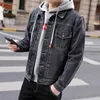 Mężczyzny Down 2023 Spring Korean Jacket Youth Lapel Lapel Handsome Denim Men