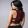 Belts Braces For Women Gothic Leather Harness Suspenders Female Designer Waist Handmade