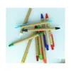 Ballpoint Rens Ecofriendly Paper Custom School School Supplies Plastic Plailt Clip Ученики рекламные акции DH1334 Офицер по доставке DHKW5