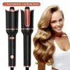 Haarblockler Automatisch rotierende Curling Iron Professional Lockenhaarstyling -Werkzeuge Strandwellen lockiger Magie Curling Eisenwelle Zauberstab