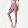Aktif Pantolon Yoga Fitness Spor Salonu Taç legging 2 cep Düz renkli spor kadınlar Tam uzunlukta elastik egzersiz giymek yüksek bel karın