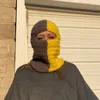 Bérets Halloween Balaclava Tricot Bonnet Chapeau Blocs De Couleur Fantôme Fête Vacances Hiver Chaud Pleine Tête Thème Pour Les Adolescents