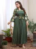Платья плюс размеры Толин Женщины Большое Макси платье 2023 Летнее роскошное шикарное элегантное длинное мусульманское турецкое вечернее фестиваль одежда