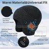 Berets Knit Hat Winter With Bluetooth Stereo Speakers Wireless Music Beanies Beanie For Women