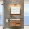 Wall Lamp Modern Simple Log Led Mirror Front Bathroom Dresser Creative Versatile Solid Wood