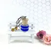 4 ml auto hangende diamant kristal parfum fles lege flessen hanger nieuw patroon voor etherische olie