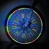 Strips 12PCS Bicycle Lights Wheel Rim Spoke Clip Tube Safety Warning Light Cycling Bike Strip Reflecterende reflector Accessoires LED LED