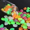 Garden Decorations 100Pcs Excellent Luminous Pebbles 10 Colors Glowing Stone Eco-friendly Anti-deform Walkways Supplies