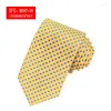 Bow Binds Neuheit Herren Mode Krawatte 7cm Blau Krawatte für Mann Hochzeitshemden Seidenhals Männer Paisley Blumenbowtie