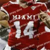 Amerikan Koleji Futbol Giyim Miami Redhawks Futbol Forması NCAA Koleji Jaylon Bester Brett Gabbert Ben Roethlisberger Kameron Butler Ivan Pace Jr.Jalen Walke