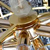 Kolye Lambalar Lüks Kristal Avize Post-Modern Asma Hafif Yuvarlak Yüksek Dereceli Atmosferik LED Ev Oturma Odası Süspansiyon Armatürü