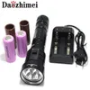 Flashlights facklor 8000 lumen DX4S uppgraderade från DX4 XM-L2 U2 LED-dykflicklampan Ljusstyrka 0109