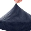 Stoelbedekkingen nuttige barkruk elastisch polyester ronde wasbaar kussenbeschermer stoelbedekking