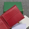 Kaarthouder Pas paspoort houders vakantie met doos originele luxe designer mannen portemonnee kaarthouder heren sleutel wallets dames munt portemonnees echte lederen sleutel zakje