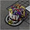 Caps Hats Parentchild Childrens Hat Baby Girl Summer MDIV Letter Brodery Hit Color Totem Flat Edge Hip Hop Boy Sun 220519 Drop DHK1D